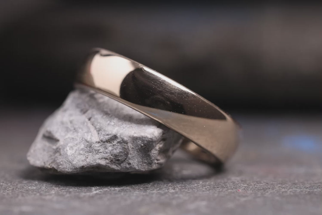 Ehering 750er Gelbpalladium Pur Glanz Nahaufnahmen