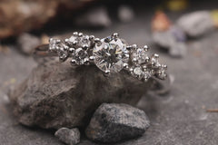 Verlobungsring 950er Platin Mermaid