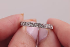 Verlobungsring Vorsteckring 950er Palladium Adeline 360Grad Ansicht
