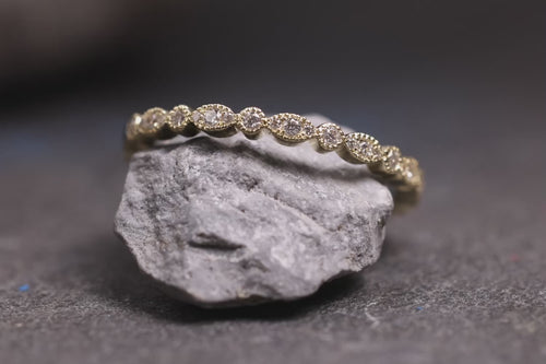 Verlobungsring Vorsteckring 585er Gelbgold Rapunzel Small Nahaufnahmen