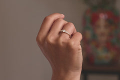 Verlobungsring 585er Gelbgold Little Mermaid Handmodel