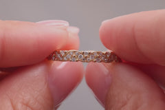 Verlobungsring Vorsteckring 750er Gelbgold Adeline 360 Grad Ansicht