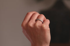 Verlobungsring Vorsteckring 950er Palladium Adeline Handmodel