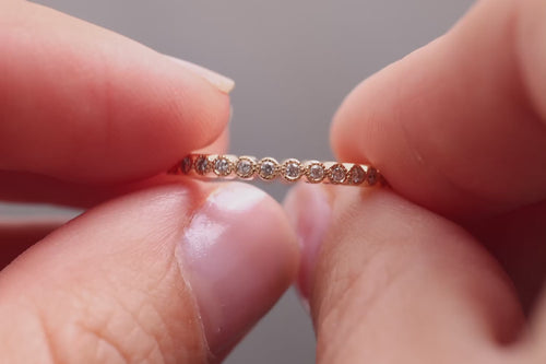 Verlobungsring Vorsteckring 750er Gelbgold Sonnentau 360 Grad Ansicht