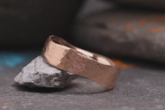 Ehering 750er Rotgold Liebenswert Nahaufnahmen