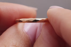Verlobungsring Vorsteckring 585er Rosegold Grenzenlos schlicht 360 Grad   Ansicht