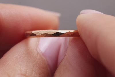 Verlobungsring Vorsteckring 585er Rosegold Grenzenlos schlicht 360 Grad   Ansicht