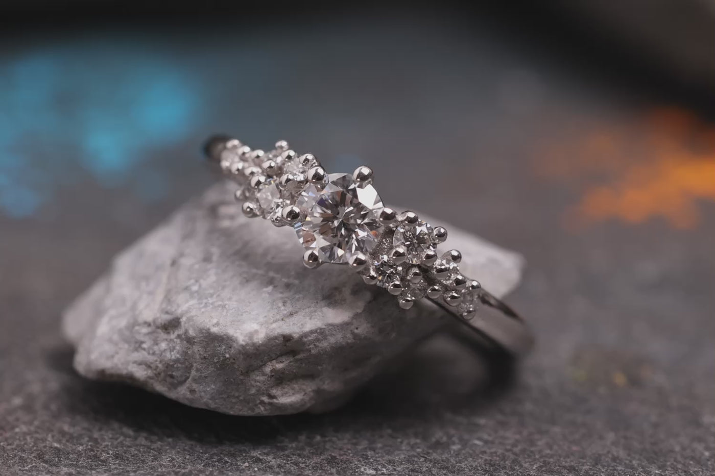 Little Mermaid Lab Grown 585/- Weißgold