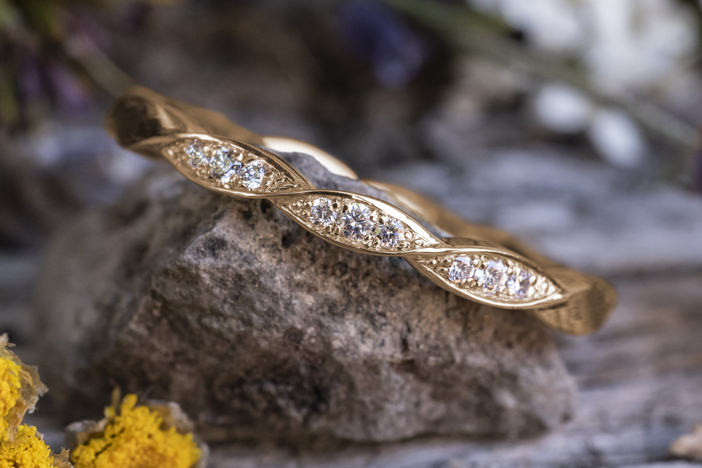 Vintage Flower 750/- Roségold
