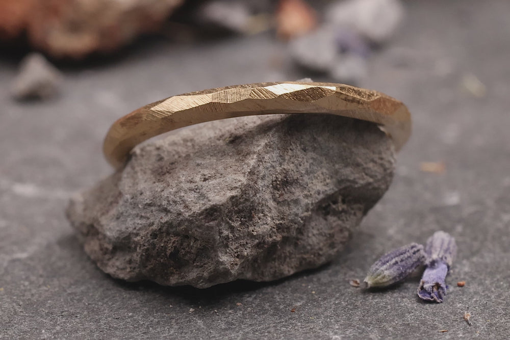 Verlobungsring Vorsteckring 750er Gelbgold Grenzenlos Schlicht