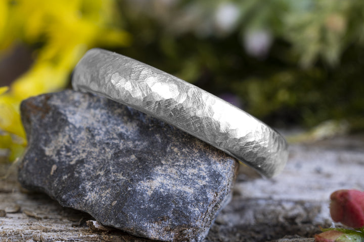 Ehering 950er Platin Hammerschlag