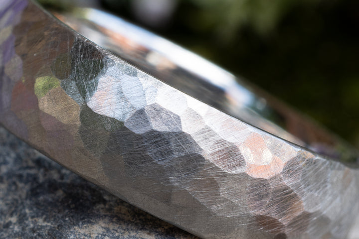Ehering 950er Platin Hammerschlag