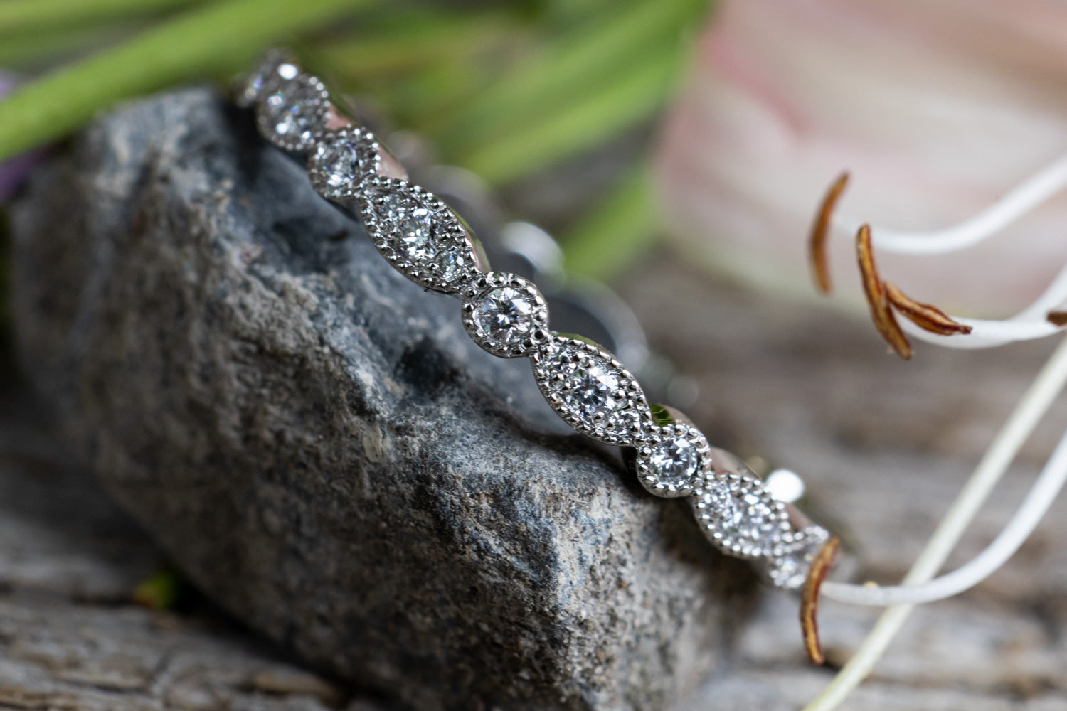 Verlobungsring Vorsteckring Platin Rapunzel